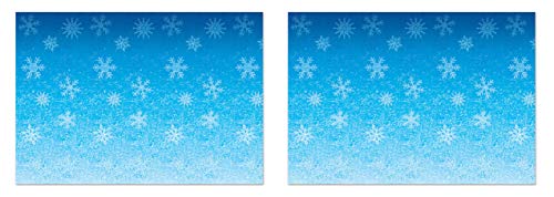 Beistle Snowflakes Backdrops 2 Piece, 4&
