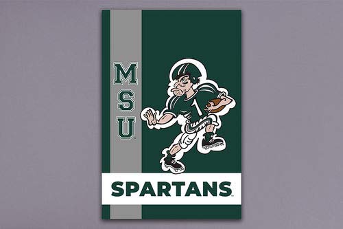 Magnolia Lane Collegiate Garden Flag (Michigan State Retro)