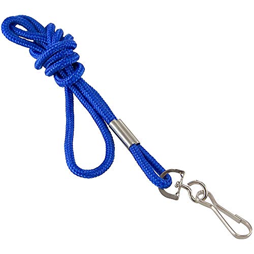 Baumgartens Standard Lanyard with Hook, 36-Inch, Nylon, Blue (BAU68903)