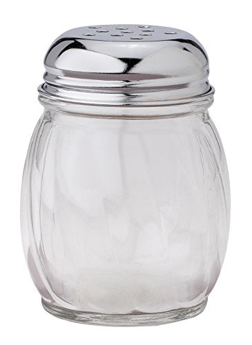 HIC Harold Import Co. 7002-HIC 6 oz Glass Classic Pizzeria Style Grated Cheese Shaker Dispenser Home Decor Products