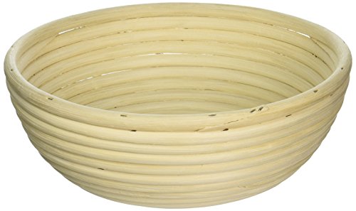 Frieling Round Proofing Basket, Brotform Bread Rising Banneton and Serving Basket, 8-Inch