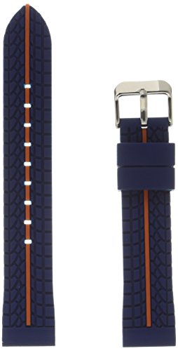 Hadley Roma MS3356RAG200 Blue Silicone Watch Band