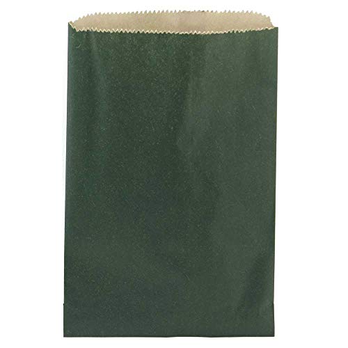 Hygloss Products Paper Bags ‚Äì 100 Pinch Bottom Colorful Arts and Crafts Bags-12x15-Inch, Dark Green