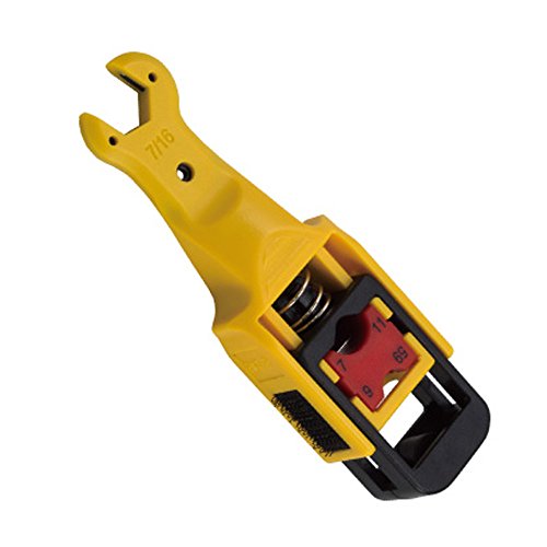 Comfy Hour Jolly Handy Tools Collection Rotary Coaxial Cable Stripper & Cutter Cable RG59/6/7/11 and 18 & 24 AWG, Metal