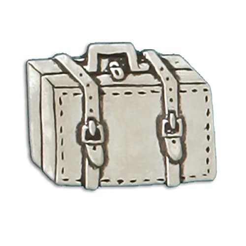 Basic Spirit Pocket Token Coin - Suitcase/Explore - Handcrafted Pewter, Love Gift for Men and Women, Coin Collecting