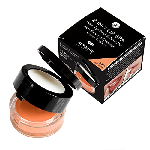 Absolute New York 2 In 1 Lip Spa Sugar Lip Scrub And Balm Duo (Juicy Orange)
