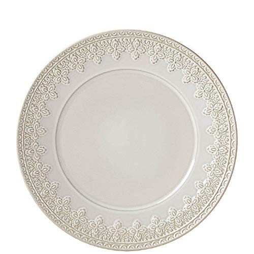 Lenox Chelse Muse Fleur Grey Accent Plate