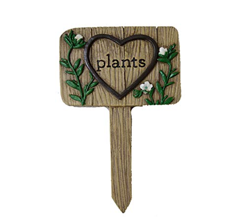 Midwest Design Imports 56212 Touch of Nature Plants Garden Sign, 5-inch Height