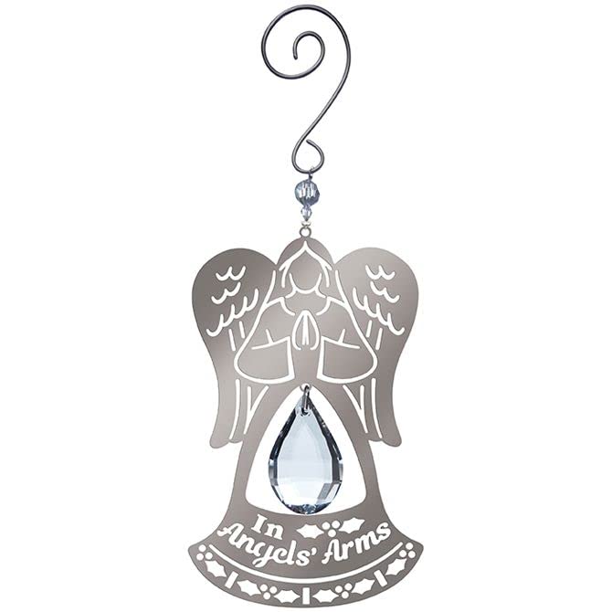 Carson Home Accents in Angels' Arms Prism Drop Ornament, 7.5-inch Height