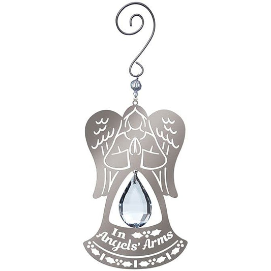Carson Home Accents in Angels' Arms Prism Drop Ornament, 7.5-inch Height
