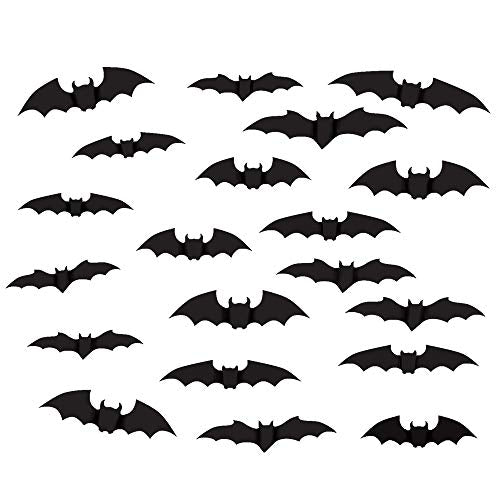 Beistle Bat 3D Paper Silhouettes Decor - 20pc