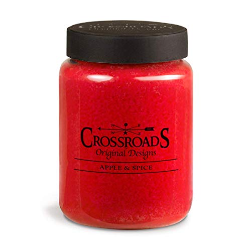 Crossroads Apple & Spice Scented 2-Wick Candle, 26 Ounce