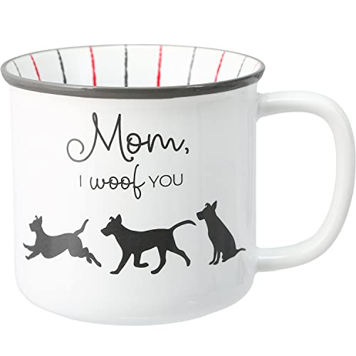 paviliongift Mom I Woof You Coffee Mug 18 oz