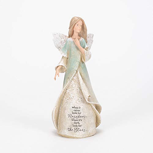 Roman 8.5" H Rainbow & Stars Angel Karen HAHN Angel