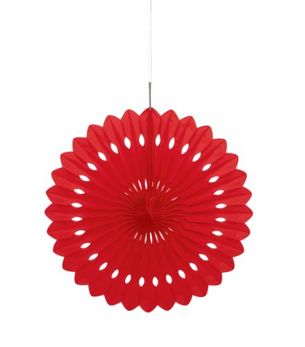 Unique Industries Party Decoration Garland, 16", Red