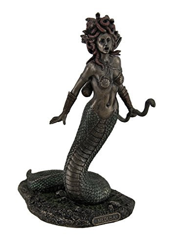 Unicorn Studio Veronese Design Medusa Greek Gorgon Serpent Monster Standing Holding Bow Highly Detailed Statue