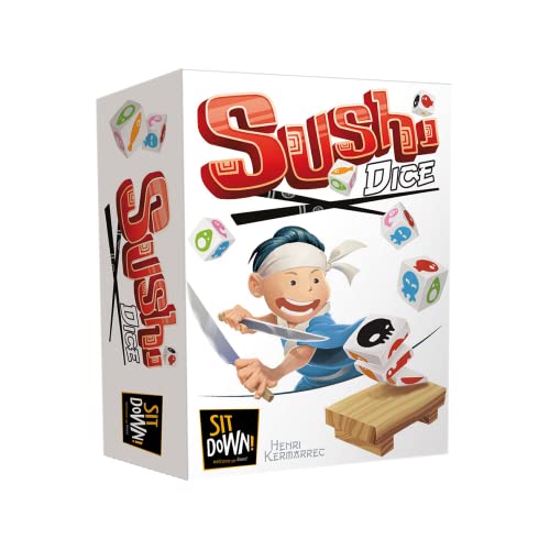 Sit Down! Sushi Dice, Multicolor