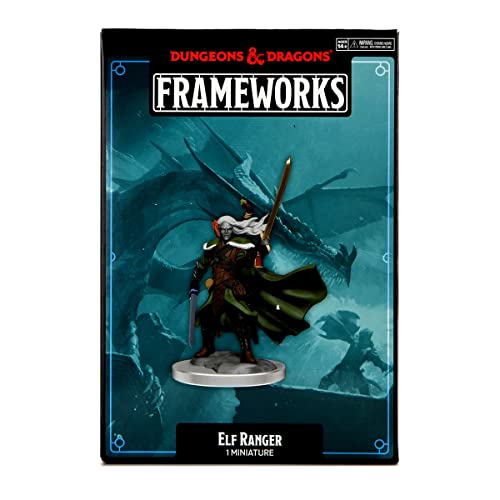 WizKids Store D&D Frameworks W1: Elf Ranger Male Miniature