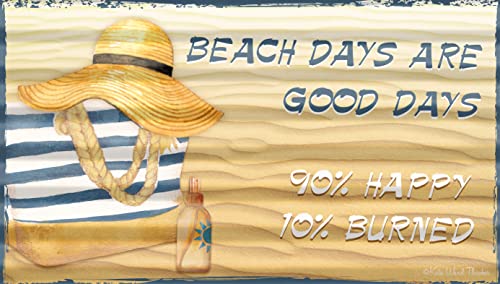 Great Finds Beach Days Are Good Days, 9.25-inch Height