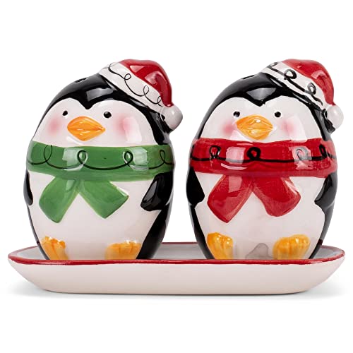 Transpac Y9939 Jolly Penguins, 5-inch Length, Dolomite