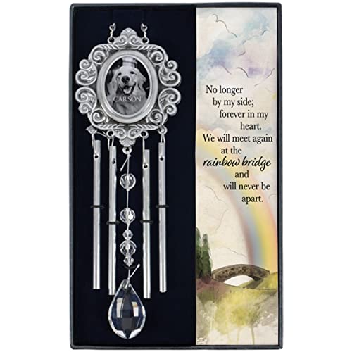 Carson Home 62646 Rainbow Bridge Wind Chime in Gift Boxed Photo, 10.75-inch Length