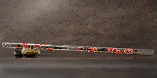 Hall Crystal Flutes 12114 - Inline Glass Flute in Eb - Rose/Gold