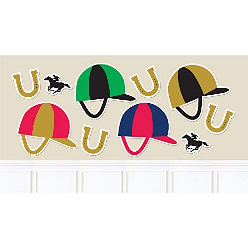 Amscan Jockey Multi-Pack Party Cutouts - 10 pcs