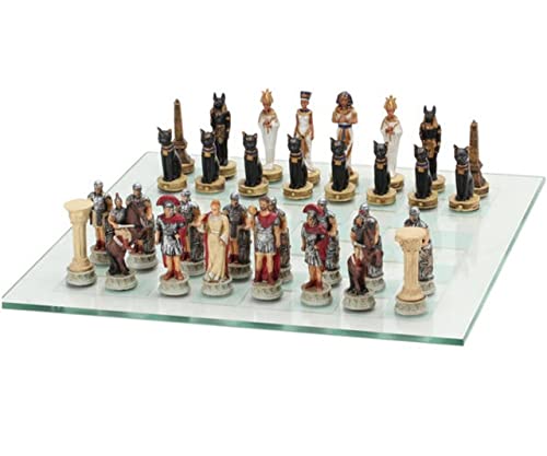 CHH Roman Egyptian Themed Chess Set