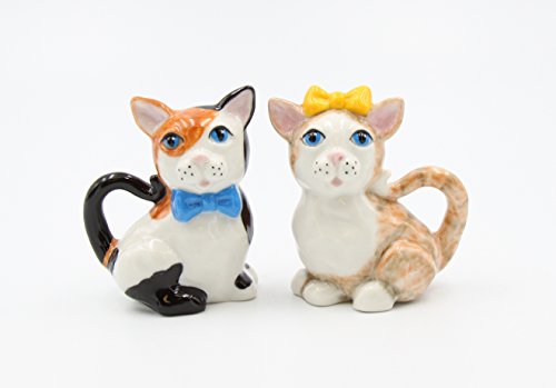 Cosmos Gifts 20757 Happy Day Cats Salt and Pepper Shakers