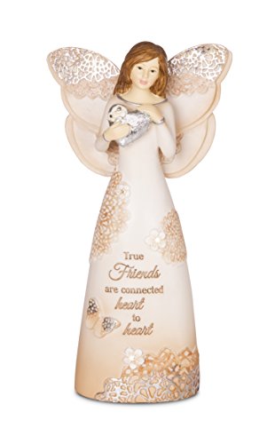 Pavilion Gift Company 19082 True Friends Angel Figurine, 6-Inch