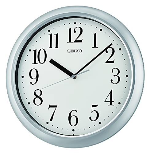 SEIKO Yori Wall Clock, Silver