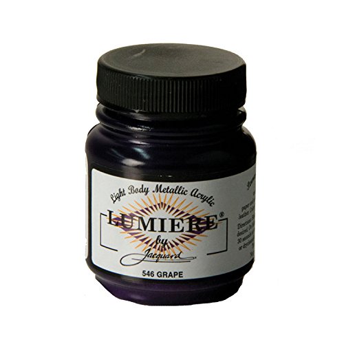 Jacquard Lumiere Metallic and Pearlescent Paint 2.25 Oz, 546 Grape