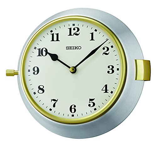 SEIKO Nao Wall Clock, Silver