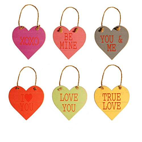 VIP International Set Of Six Heart Tags