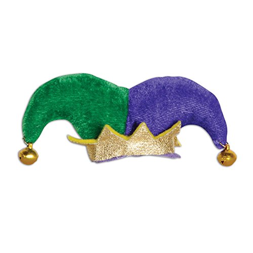 Beistle Jester Hat Hair Clip Party Accessory (1 count) (1/Pkg)