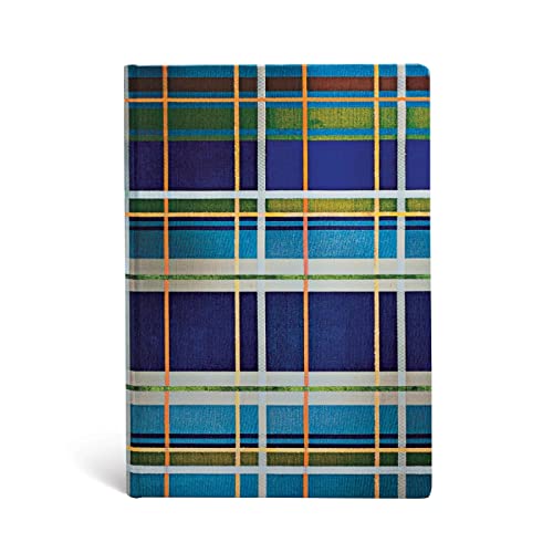 Paperblanks | Davenport | Mad for Plaid | Hardcover | Midi | Lined | Elastic Band Closure | 144 Pg | 120 GSM