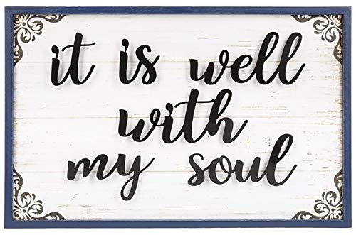 Ganz Wall Plaque-It is Well with My Soul