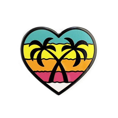 BADGE BOMB Palm Trees Heart