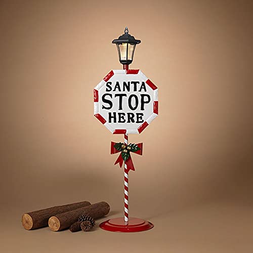 Gerson 2589400 Solar Holiday Decorative Sign, 42.3-inch Height
