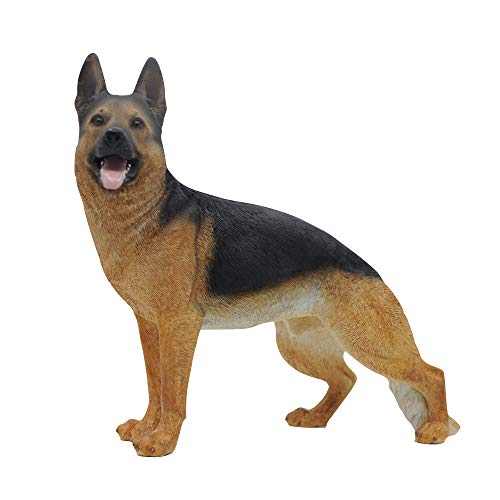 Comfy Hour Doggyland Collection, Miniature Dog Collectibles 7 Standing German Shepherd Wolf Dog Figurine, Realistic Lifelike Animal Statue Home Decoration, Polyresin