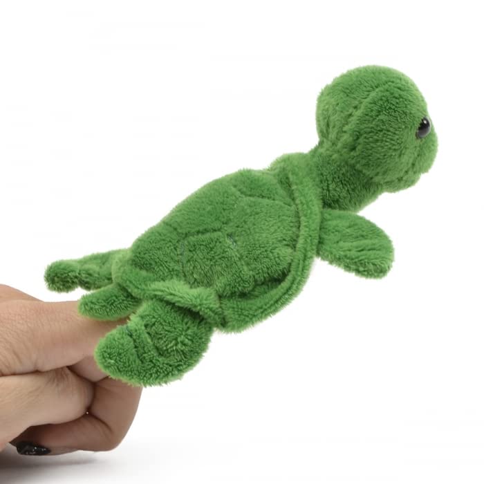 Unipak 1155TD Turtle Plush Finger Puppet, 5-inch Length