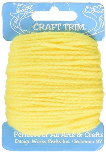 Design Works Crafts Yellow Yarn Card