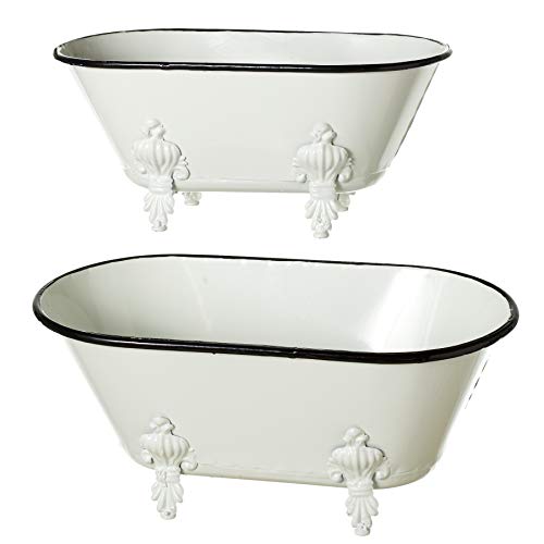 Ganz B & W Vintage Claw Foot Tub