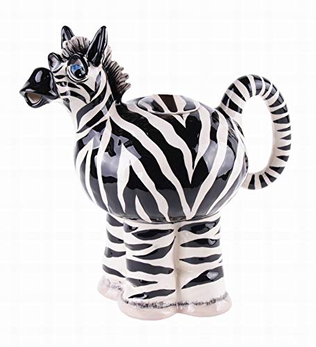 Blue Sky Clayworks Clayworkss Zebra Teapot