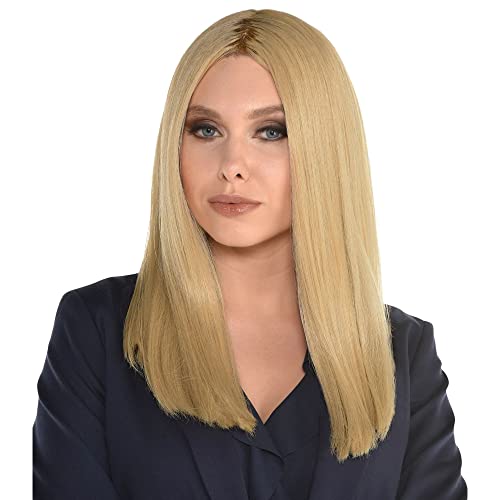 Amscan Blonde Mid-Length Wig | One Size- 1 Pc