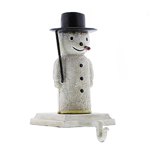 HomArt Snowman Stocking Holder - Cast Iron