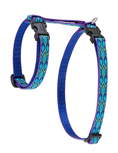 Lupine Pet Originals 1/2" Rain Song 9-14" H-style Harness for Small Pets