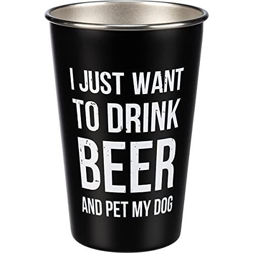 Stainless Steel Pint Glass