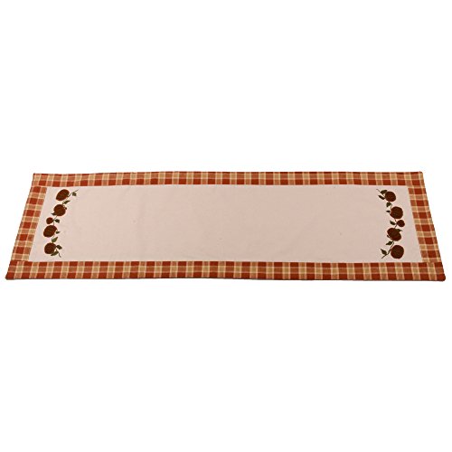 Home Collections by Raghu 14" x 36" Little Pumpkin Vine Table Runner