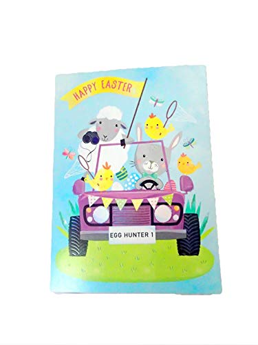 Design Design Easter Card Egg Hunt Animals CRUISING WITH FUN American Greeting